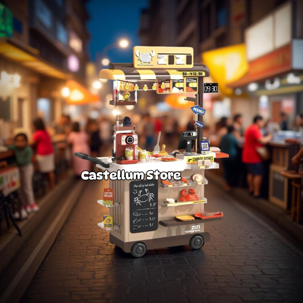 Mainan dapur anak tema tepanyaki 83 pcs